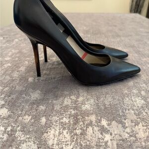 *Authentic*Black Burberry Stiletto Heels